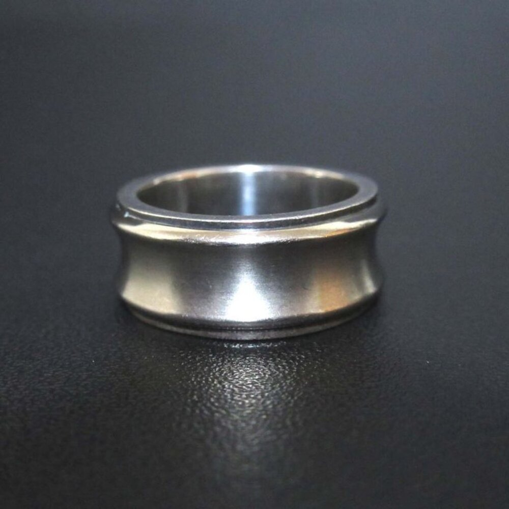 Tiffany & Co 1837 Ring 925 SV Titanium No 12 Silver - Picture 2 of 5